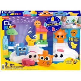 Fisher Price Mega Bloks Rise & Snooze Night Light Set
