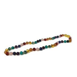 Baltic Essentials 17" Polished Honey Rainbow Necklace (17")