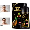 DONWELL 3-in-1 Herbal Hair Dye Shampoo-100% Grey Coverage Instant Color