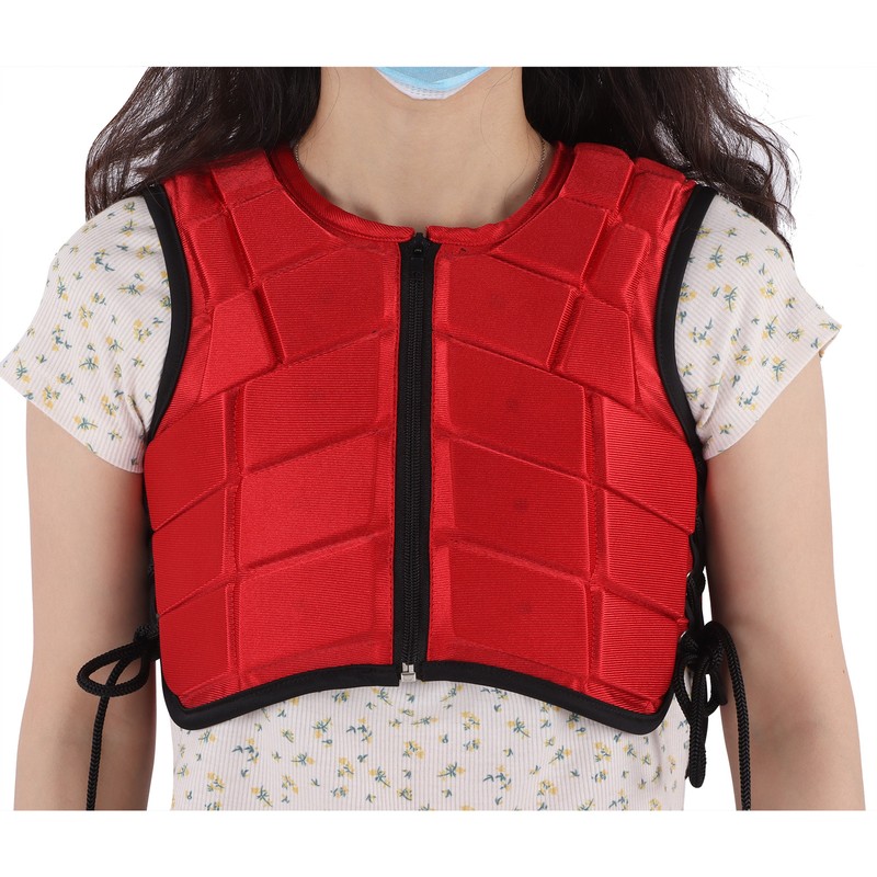 Kids Equestrian Vest Foam Padded Safety Horse Riding Protective Gear