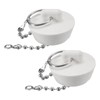 sourcing map 2 Pcs Tub Stoppers, Rubber Bathtub Stoppers 1-1/8"