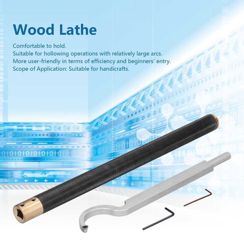 Wood Lathe Hold Comfortablely UserFriendly High Hardness Woodturning for Handicrafts