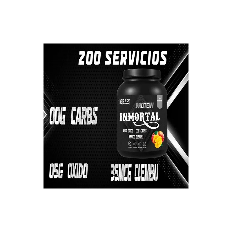 Óxido Nítrico Clembuterol Protein Inmortal 1kg