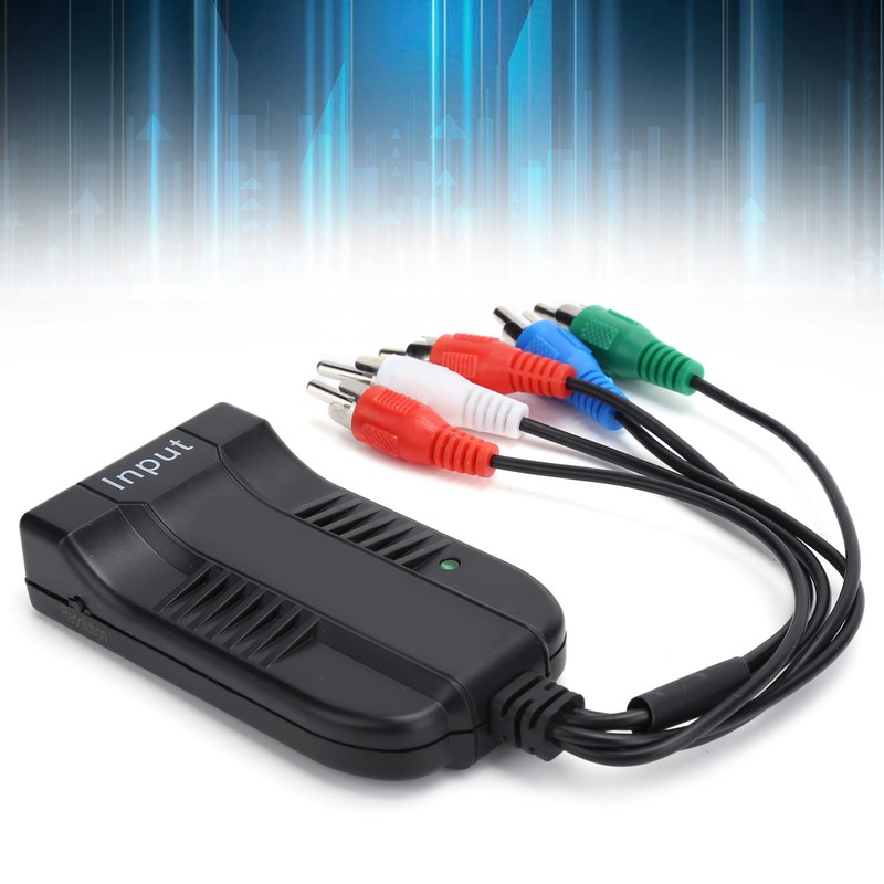Z10AS RGB Component HDMI-Compatible Video R/L Audio to YPBPR Converter