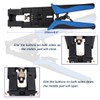 Delgada Coax Cable Crimper, 3 in 1 Multifunctional Compression Adjustable