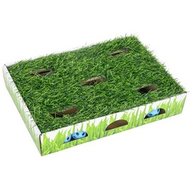 Petstages Caja de Caza con Parche de Hierba para Gatos
