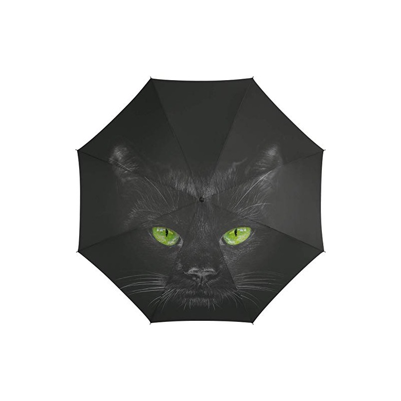 happy rain Umbrella Automatic Essentials with Cute Cat Motif, Multicolor,