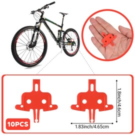 QfwdfcTrenz 10 Pcs Bike Disc Brake Spacer Bicycle Brake Spacer Disc Bike Pad Bicycle Hydraulic Brakes Pad Spreader Bikes Brakes Pads Spreader Empty Pinch Cycling Repair Tools for Mountain, Road Bikes