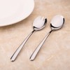 IMEEA® Salad Fork and Spoon Serving Set Stainless Steel 21cm/8.3inch,