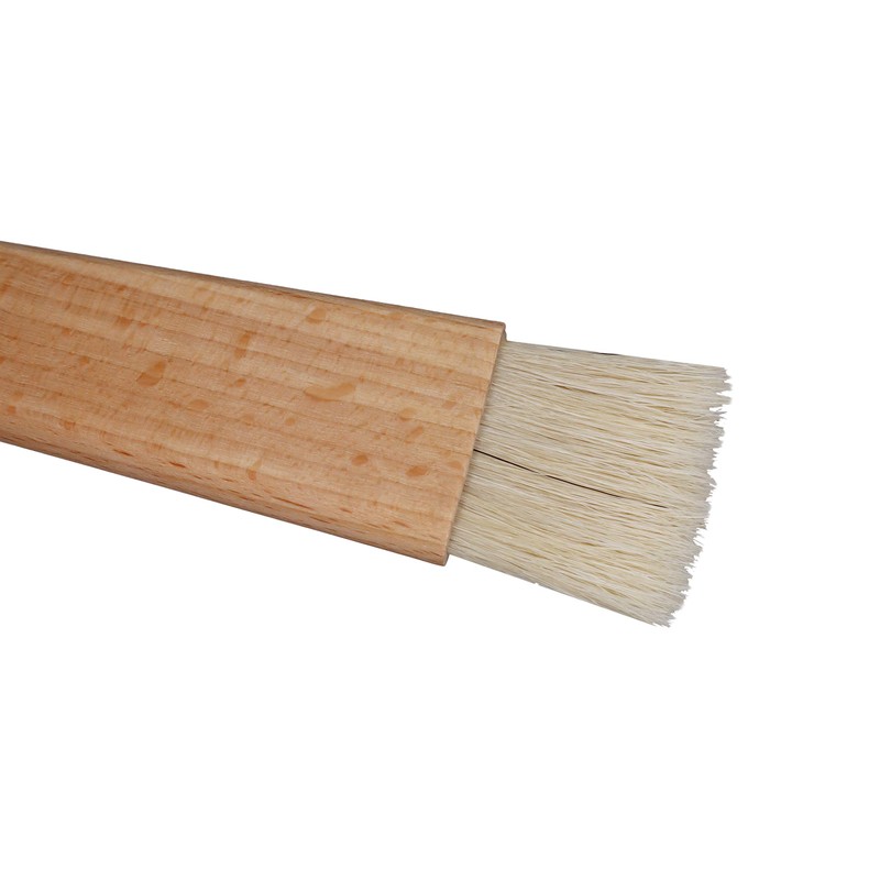 EIKS 2 Sets Natural Bristles with Wooden Handle Pastry Brushes