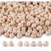 Pack of 1000 x 6 mm Natural Wooden Beads, Untreated