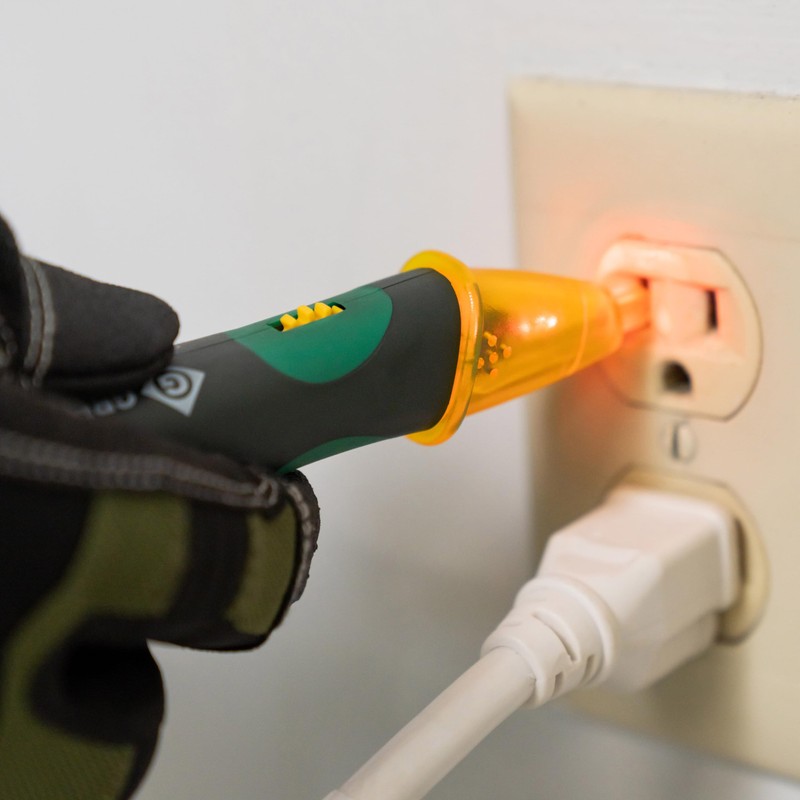 Greenlee GT-16 Adjustable Non-Contact Voltage Detector, 5V - 1000V AC,Green,