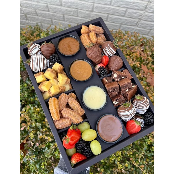 ganfaner Ganfaner 8-Compartment Picnic Box with Lids 10PK, Black Divided