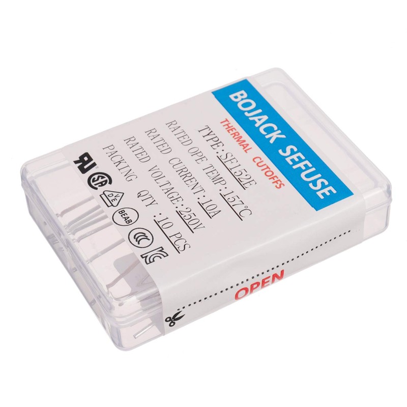 BOJACK SF152E SEFUSE 10A 250V Thermal Fuses 157 Degrees Celsius