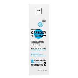 NSC Nombre Kit De 2 Mascarillas Faciales Y De Cuello Con Terapia De Carboxiterapia Coreana Para El Cuidado De La Piel - Mascarillas De Tela