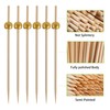 200 Pcs Cocktail Picks, 4.7 Inch Toothpicks for Appetizers, Bamboo