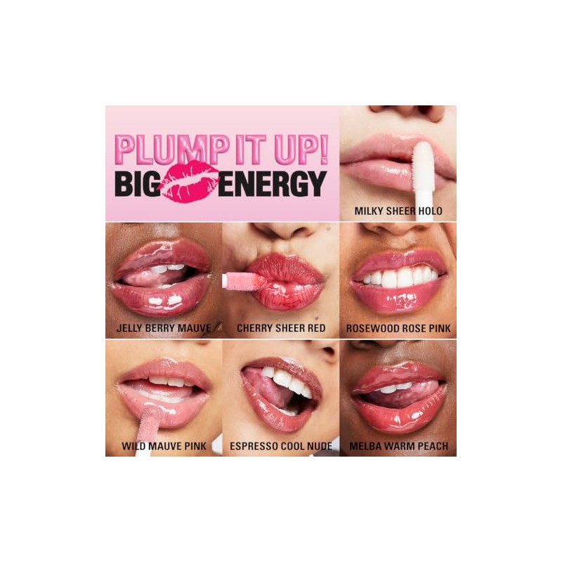 Lipgloss Vitamina E Pout Bomb Lip Plumper tono Cookie, Makeup