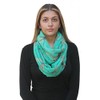 Demyrs Women's Infinity Scarf with Large Dragonfly Print One Size