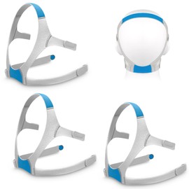 3Pack CPAP Headgear Compatible with AirFit F20 Full Face Mask – Includes 3 Headgear and 3 Pairs Magnetic Clips, Soft Adjustable Straps for Secure&Comfortable, Great Value Kit Supplies by Medihealer