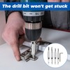 Hinge Drill Bit Self Centring,4 PCS Self Centering Drill Bit,Centre