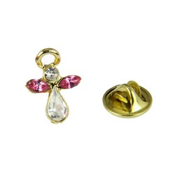 Birth Month Angel Pin Guardian Lapel Brooch Tie Tack_AB