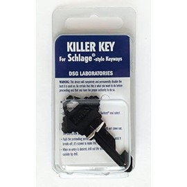 Shomer-Tec Killer Key for disabling Kwikset and Schlage Brand Locks Great for Landlords and Security (Schlage)