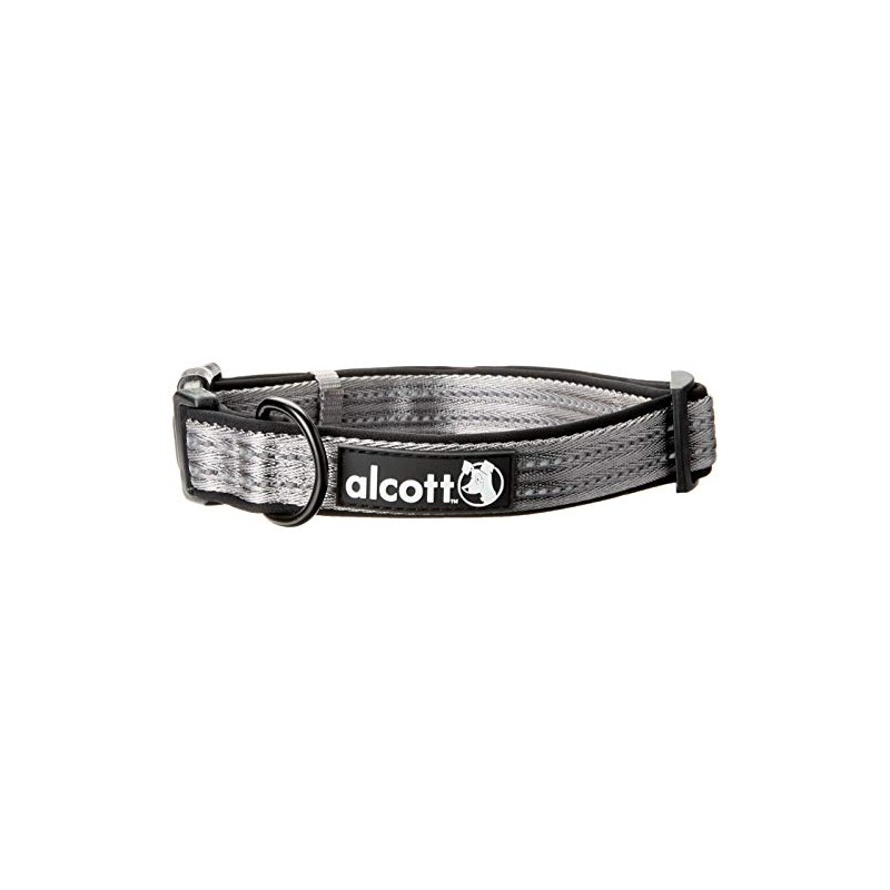 Alcott Adventure Essentials Collar, Large, Grey