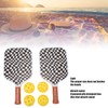 Pickleball Rackets Set Honeycomb Core Glass Fiber Pickleball Paddles Sports