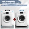 4Pcs Anti-Vibration Rubber Feet for Washing Machine & Dryer -