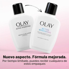 Olay Active Hydrating Beauty Fluid Lotion, 4.0 fl oz (Pack of 2)