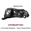 JSBOYAT OE Style Headlight Assembly Pair for 1999 2000 Honda