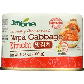 Jayone Napa Cabbage Kimchi, Naturally Fermented, Non GMO, Additives Free, 5.64 Ounces (Pack Of 12)