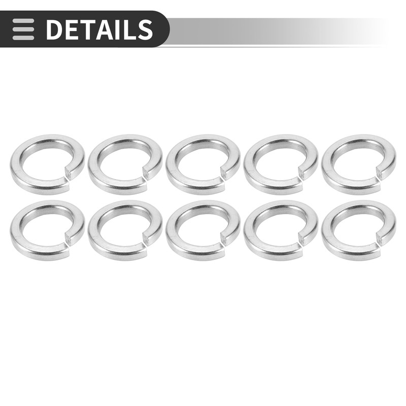 Motoforti 10pcs Universal Spring Lock Washers for M12 Screws, 12.5mm