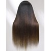 UNICE Headband Wig Human Hair with Drawstring Yaki Straight 20