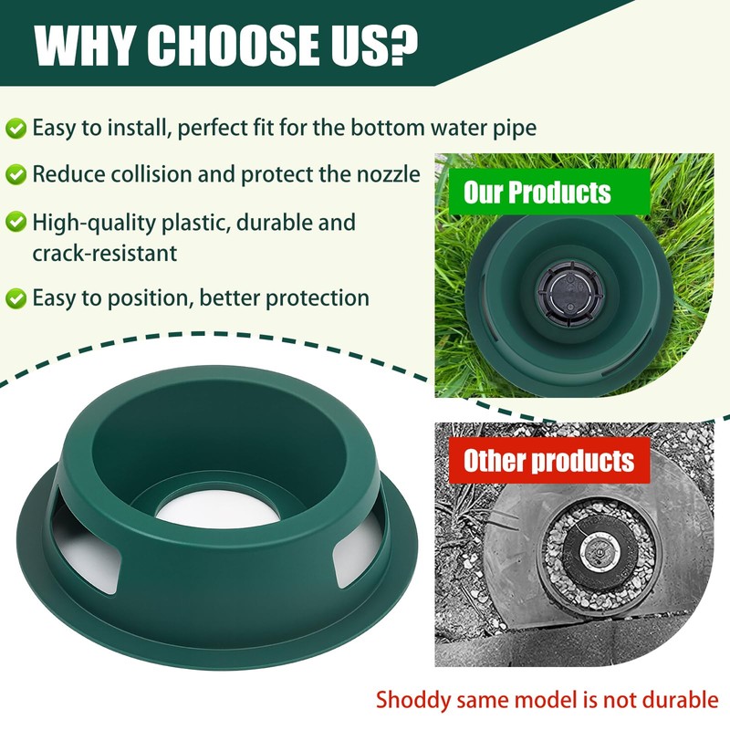 Outside Lawn Sprinkler Head Protector - 5 Pcs Sprinkler Guards