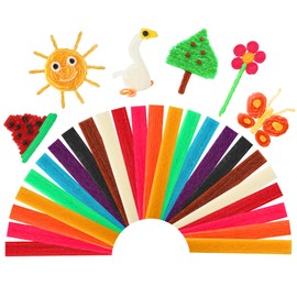 Wax Craft Sticks for Kids, 400PCS Bendable Sticky Wax Yarn Sticks in 10 Colors, Reusable Molding Sculpting Sticks Bulk Wax Sticks for DIY School Project Handicraft Art Supplies