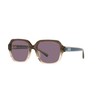 Coach HC8335U Universal Fit Sunglasses, Transparent Brown Gradient/Violet Solid, 53