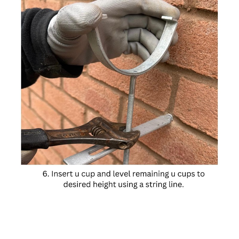 1pc Surefix Adjustable Rise & Fall Gutter Bracket, Adjustable Height