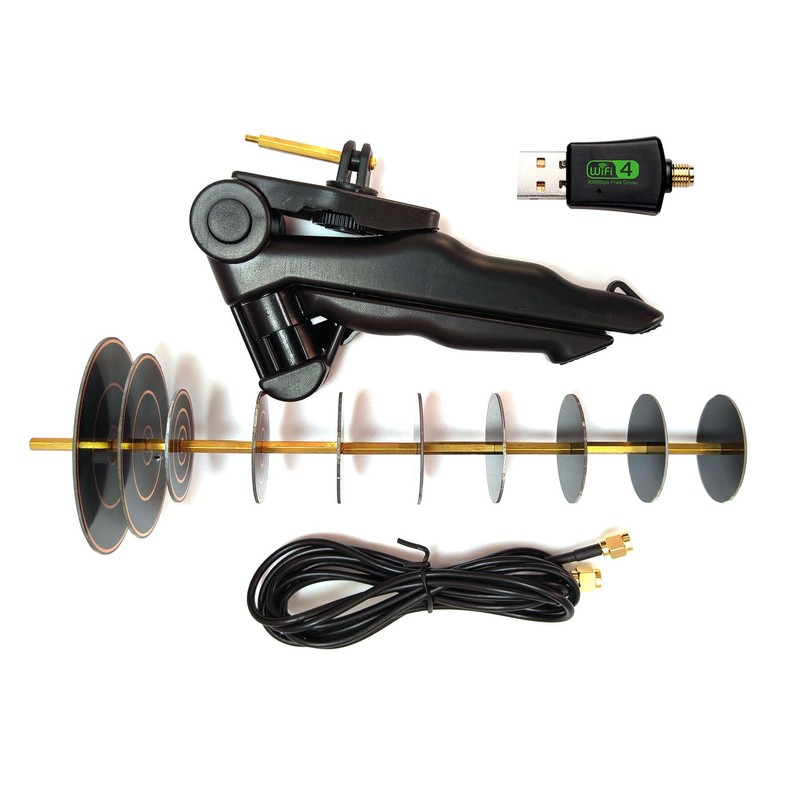 2.4GHz Yagi Directional Antenna Long-Range USB WiFi Adapter Compatible with