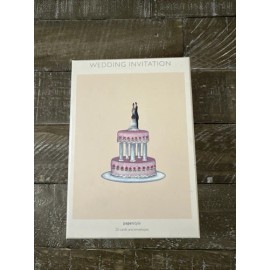 Paper Style Invitations And Envelopes Pack Of 20