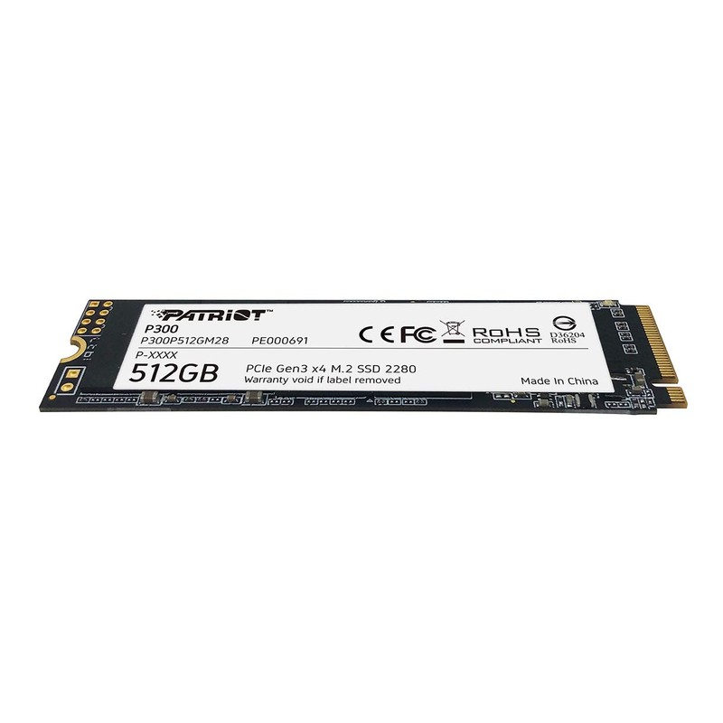 Patriot Memory P300 512GB M.2 SSD 2280 NVMe PCIe Gen