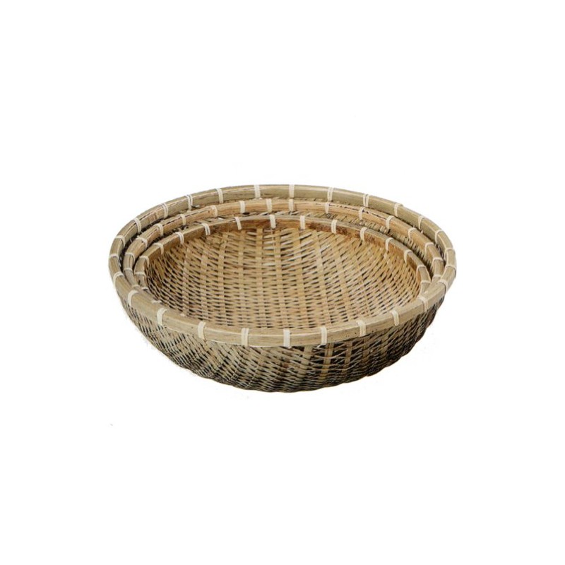 Koyanagi Sangyo 38073 Bamboo Deep Colander Diameter 13.0 inches (33