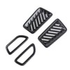 4pcs Car Interior Front Upper Air Vent Outlet Cover Trim