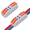 30pc Inline Compact Wire Connectors, USUPERINK Inline Wire Connector, Push