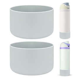 HEYSKAY 2PCS Silicone Boot for Owala Flask Water Bottle 24oz Anti-Slip Protective Sleeve for Owala Twist,FreeSip and Flip Stainless Steel Water Bottle BPA-Free Boot Bottom Base