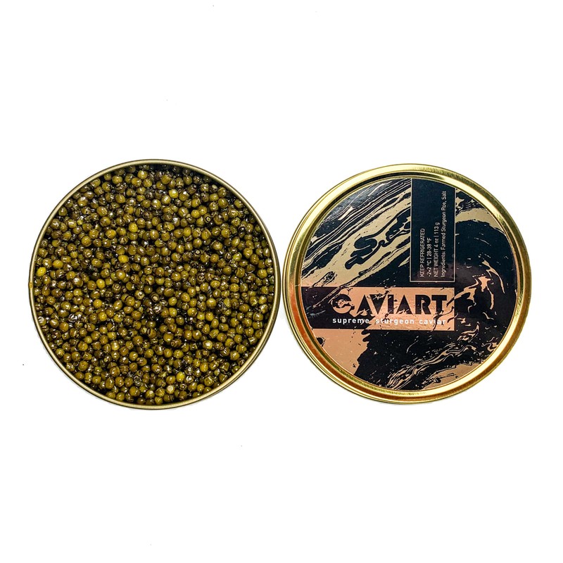 Ossetra Caviar, Caviart Supreme Sturgeon Roe 4 oz | 113