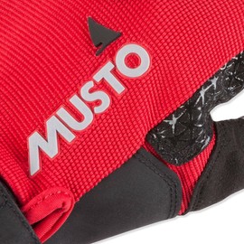Musto Perfomance Sailing Yachting and Dinghy Long Finger Gloves Red - Adult Unisex - Lightweight Breathable - Lightweight Stretch