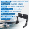 AUTOVIC Universal Adjustable Dual Fish Finder Graph Mount for Boats