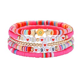 Taylr Bracelet for Girls Women Fans Lover Music Friendship Bracelets Christmas Jewellery Present for Teen Girls Sister Bff Ladies Song Letter Colorful Bracelets Cute Music Singer Bracelet for Birthday