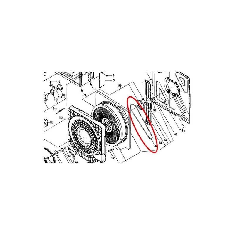 Hitachi Garment Dryer Marubelt DE-N45R7(016) Genuine Parts Belt